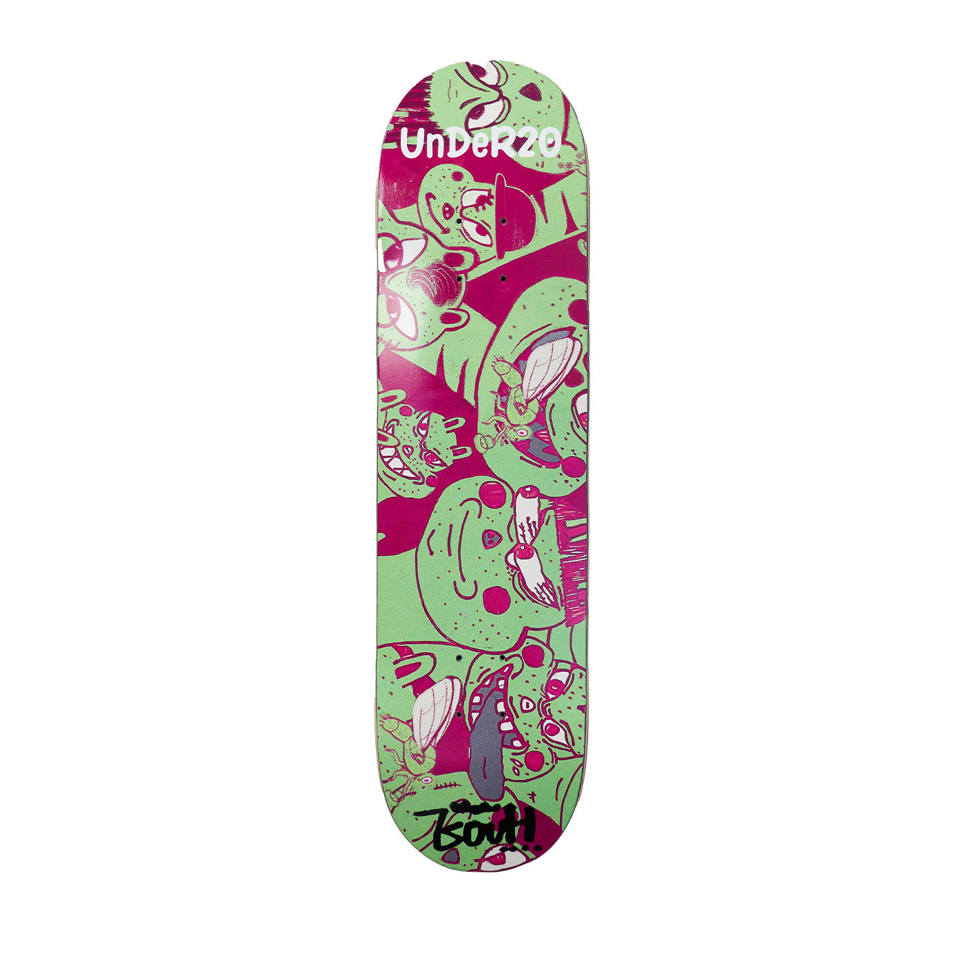 UnDeR20 SS24 x EouH Green Monster Skateboard Deck – UnDeR20