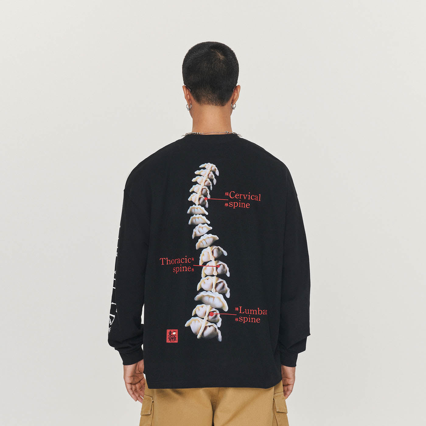 UnDeR20 FW24 Tokyo Spine 4.0 Dumpling Long-Sleeve T-Shirt