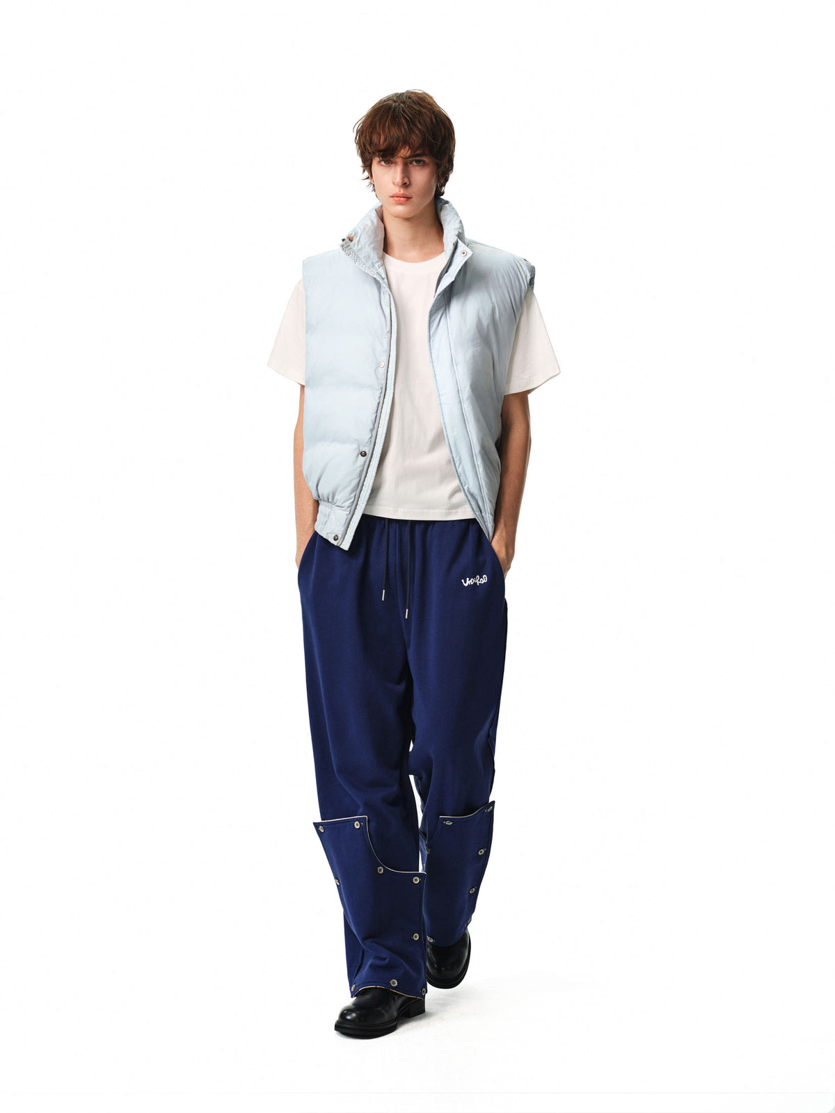 Pale Blue Down Vest — image 10