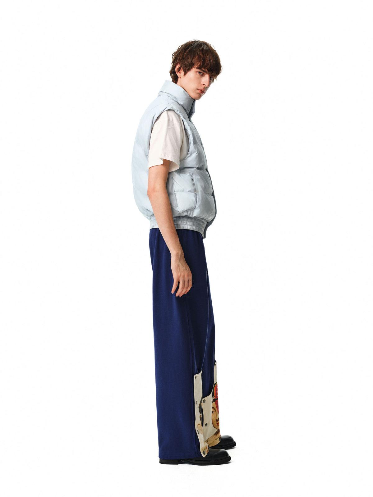 Pale Blue Down Vest — image 12
