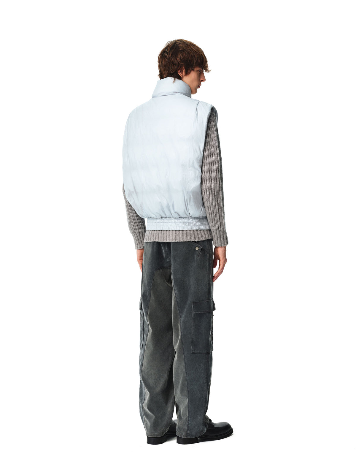 Pale Blue Down Vest — image 6