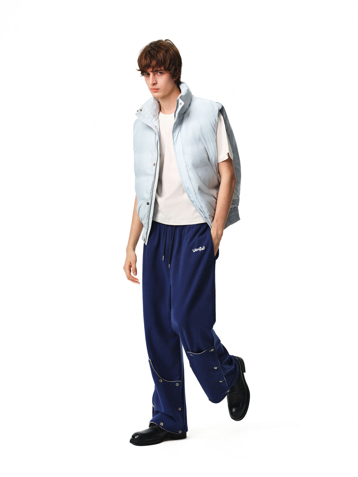 Pale Blue Down Vest — image 8