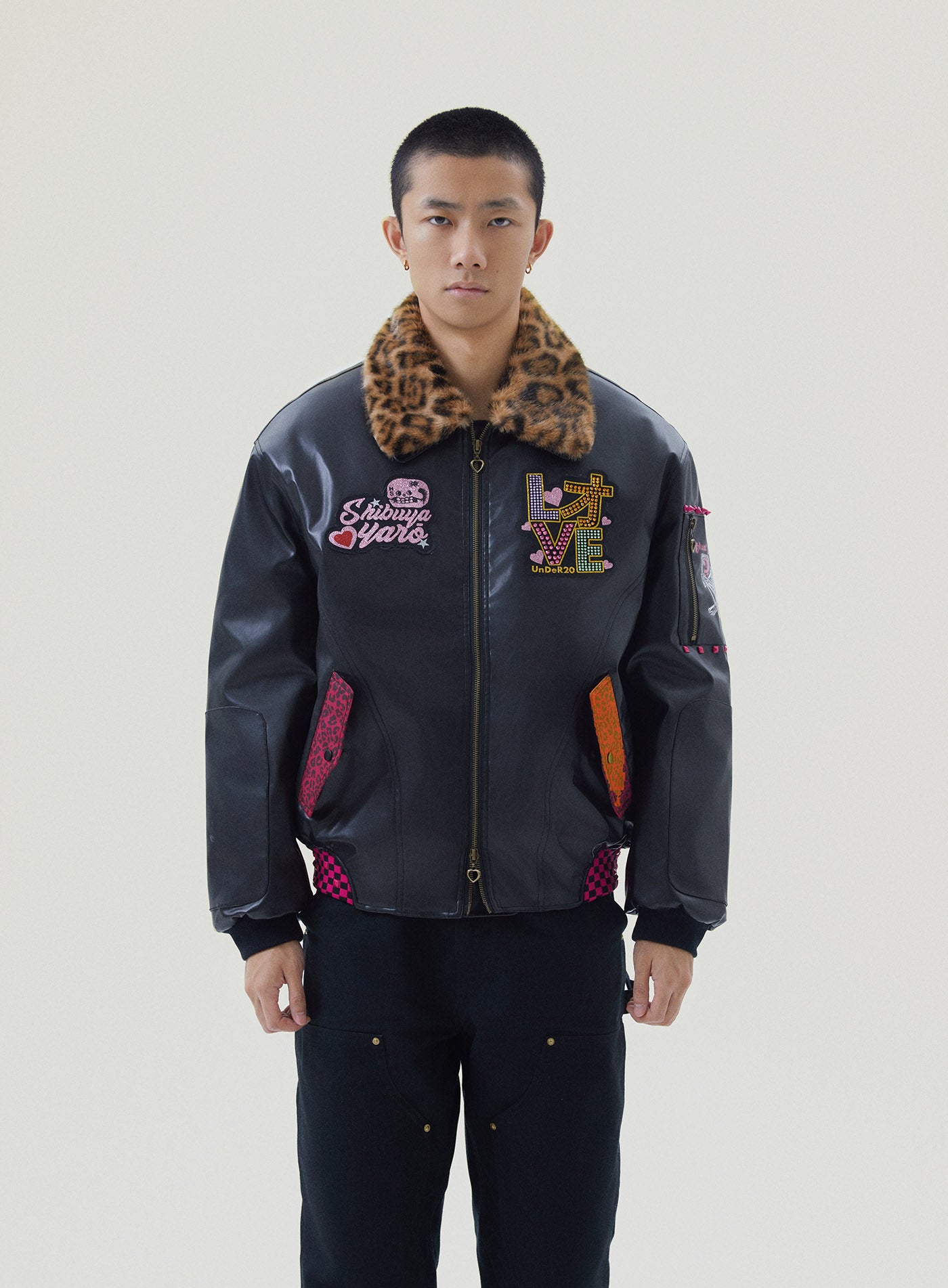 UnDeR20 Y2K “Shibuya Yaro” Leather Jacket – UnDeR20 Online Store