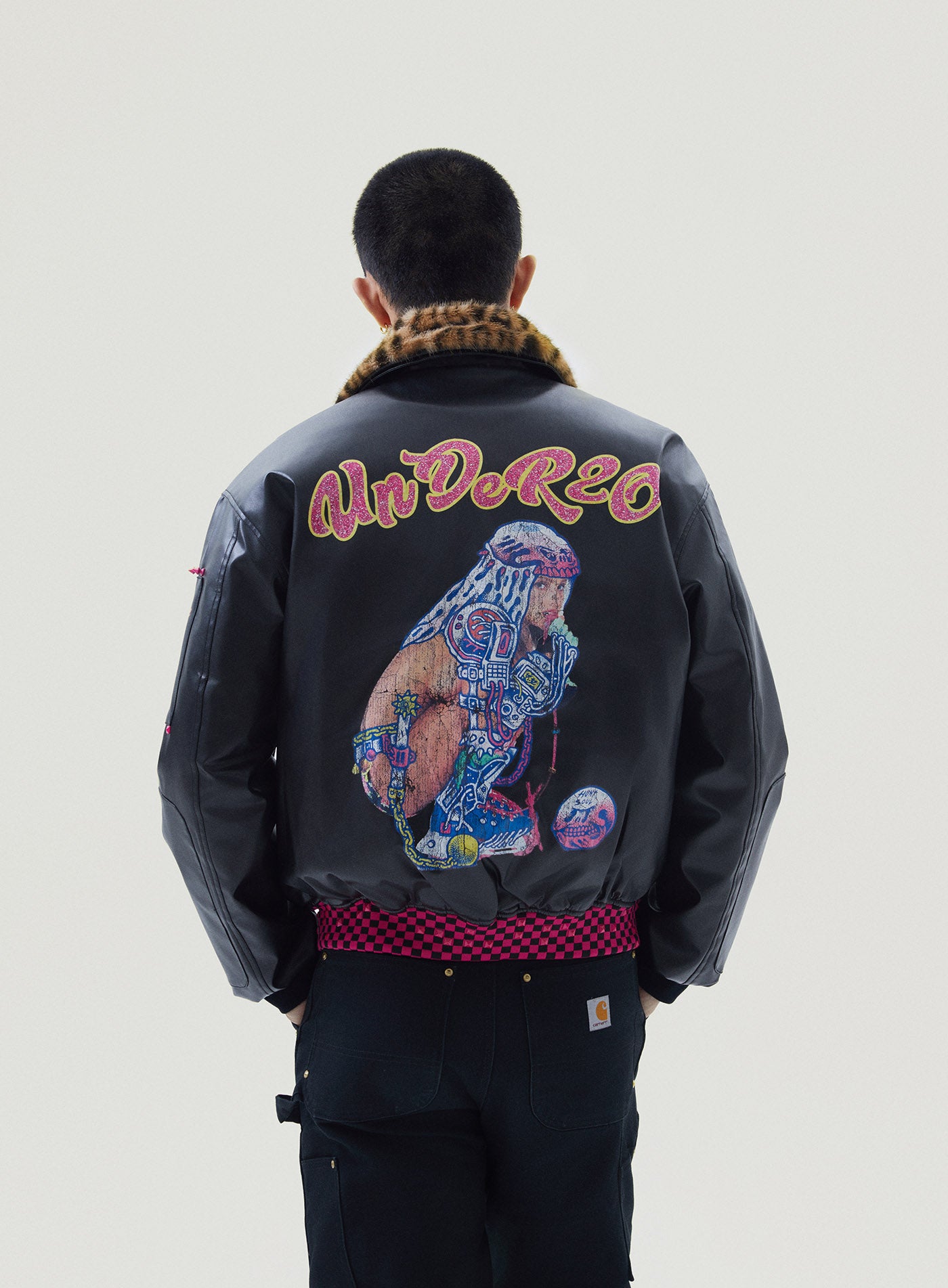 UnDeR20 Y2K “Shibuya Yaro” Leather Jacket – UnDeR20 Online Store