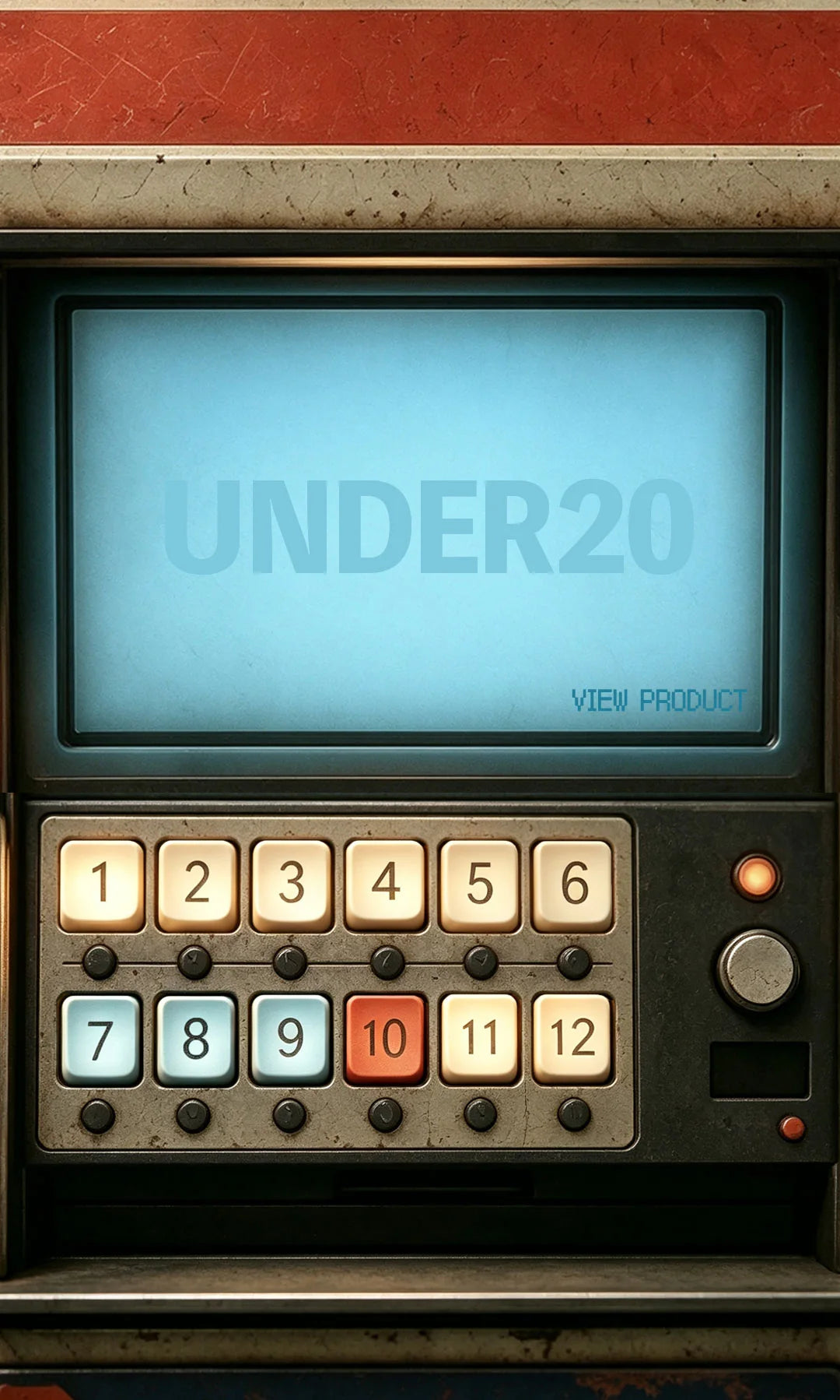 Under20 product vending keypad